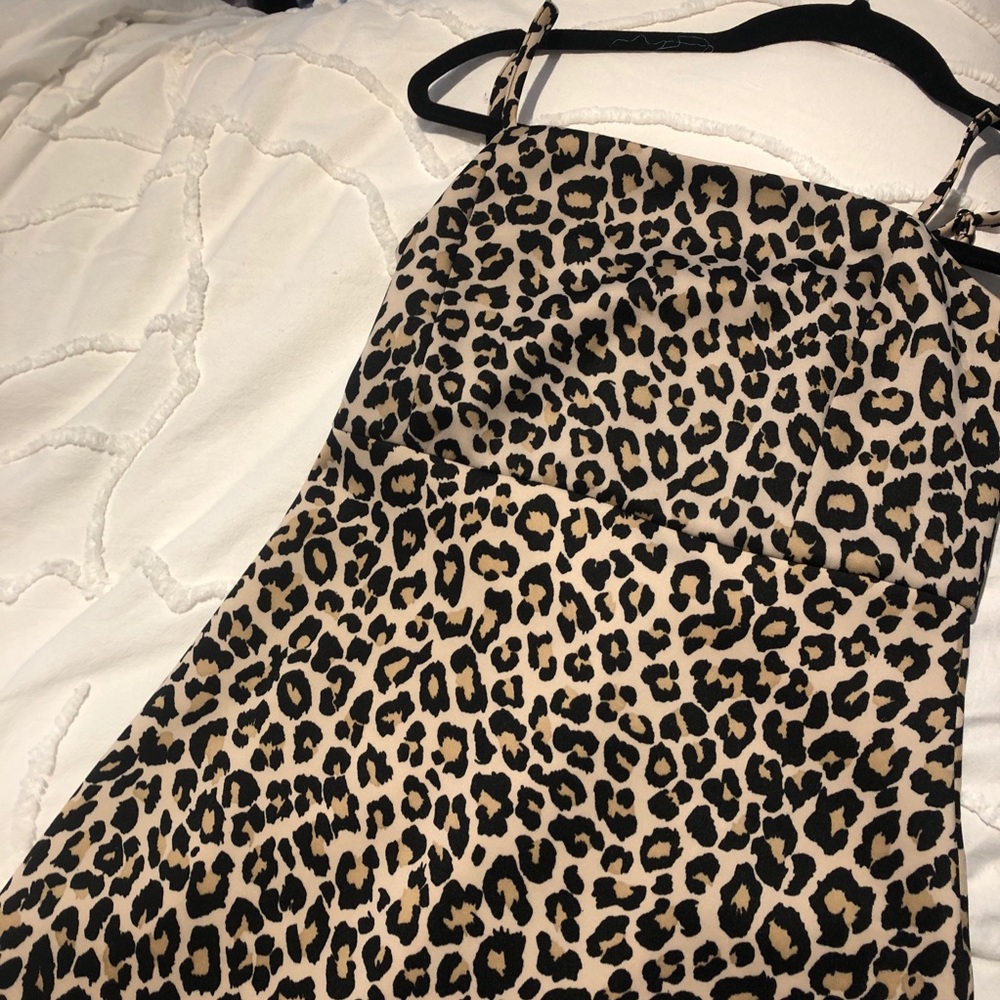 leopard print dress